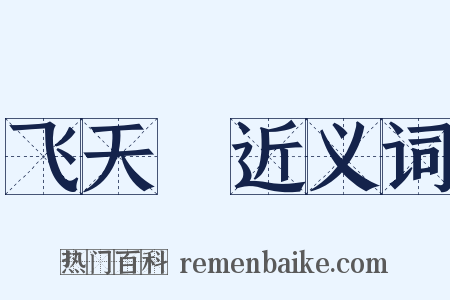 飞天紒近义词是什么意思的图片